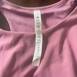 Lululemon size 12 wunder train razorback top purple